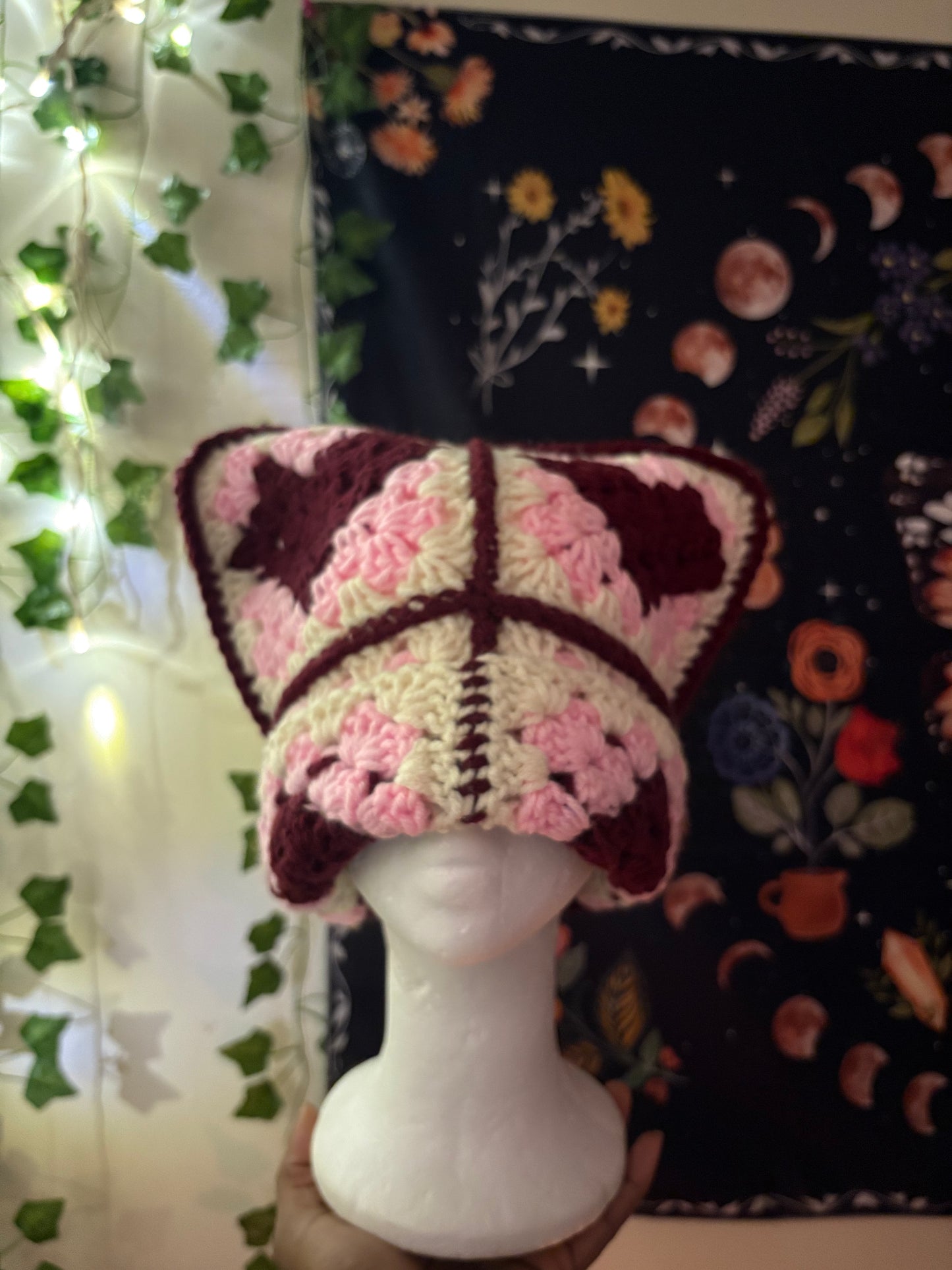 Valentine Cat Beanie
