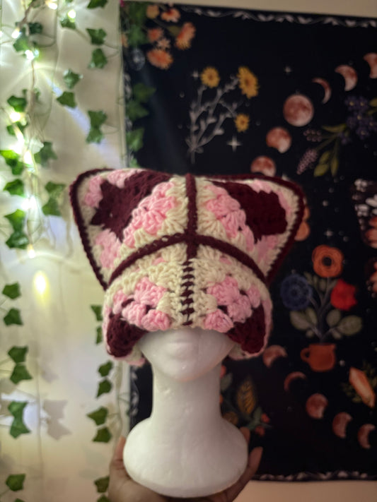 Valentine Cat Beanie